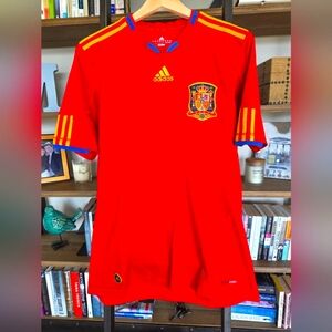 NWOT - Adidas Red Spain National Team Competion Soccer Jersey, Size Medium
